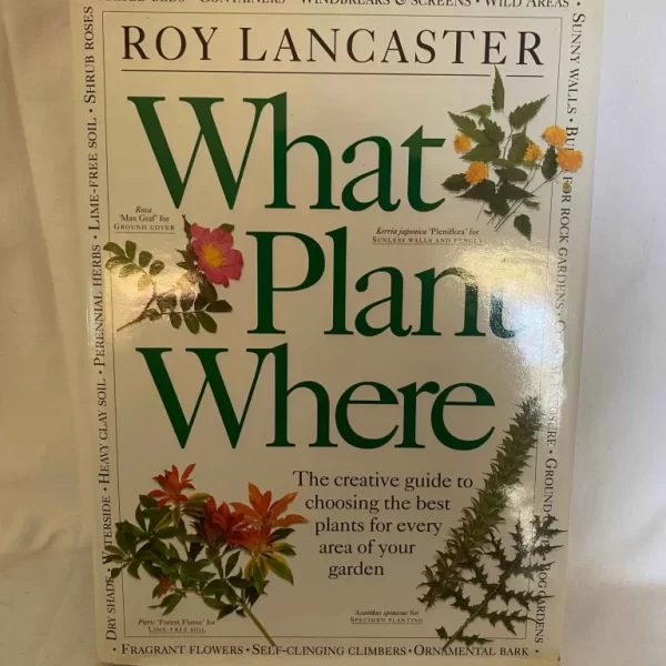 What Plant Where by ROY LANCASTER