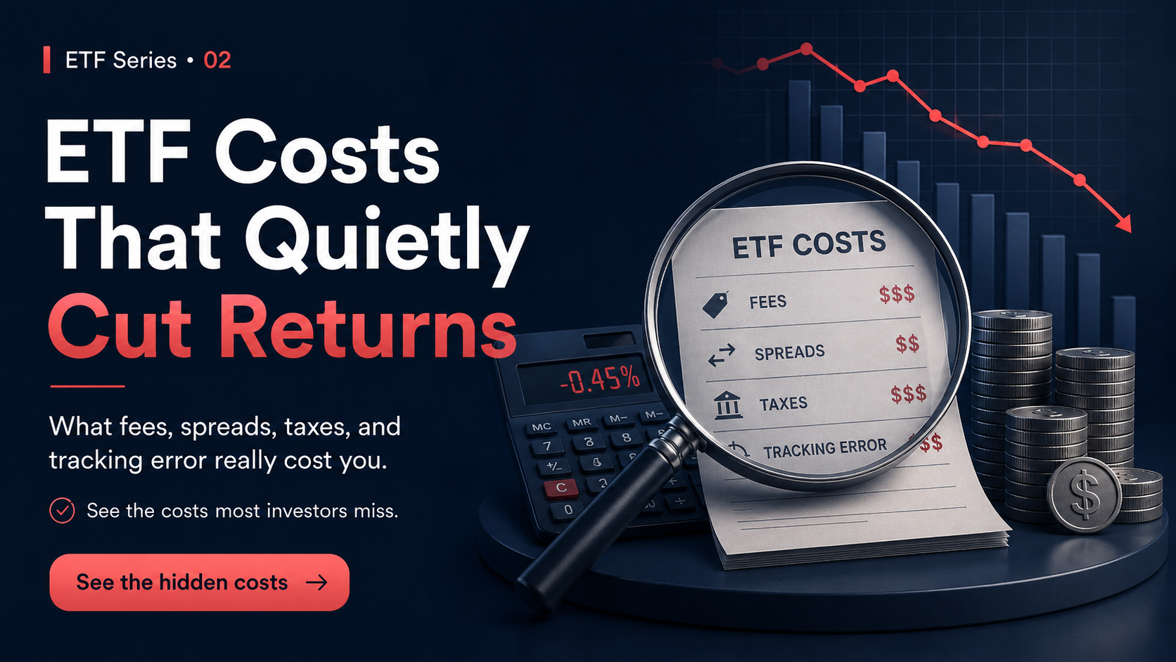 The Hidden Costs of ETFs: Fees, Spreads, Taxes, and Tracking Error Explained