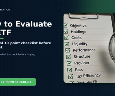 Checklist for evaluating an ETF before investing
