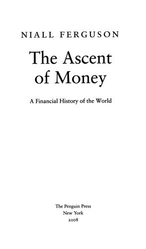 The Ascent of Money book cover