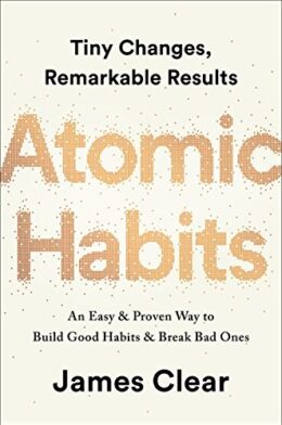 Atomic Habits book cover by James Clear