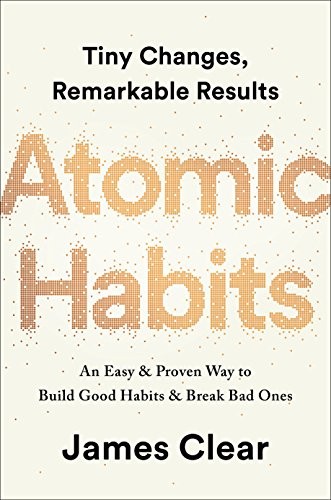 Atomic Habits book cover by James Clear