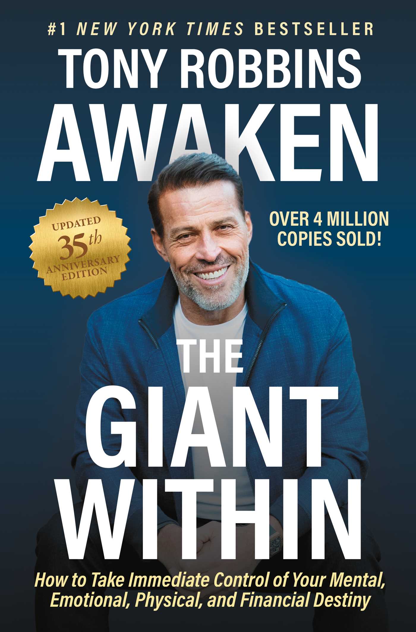 Awaken the Giant Within Updated book cover by Tony Robbins