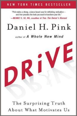 Drive: The Surprising Truth About What Motivates Us by Daniel H. Pink book cover