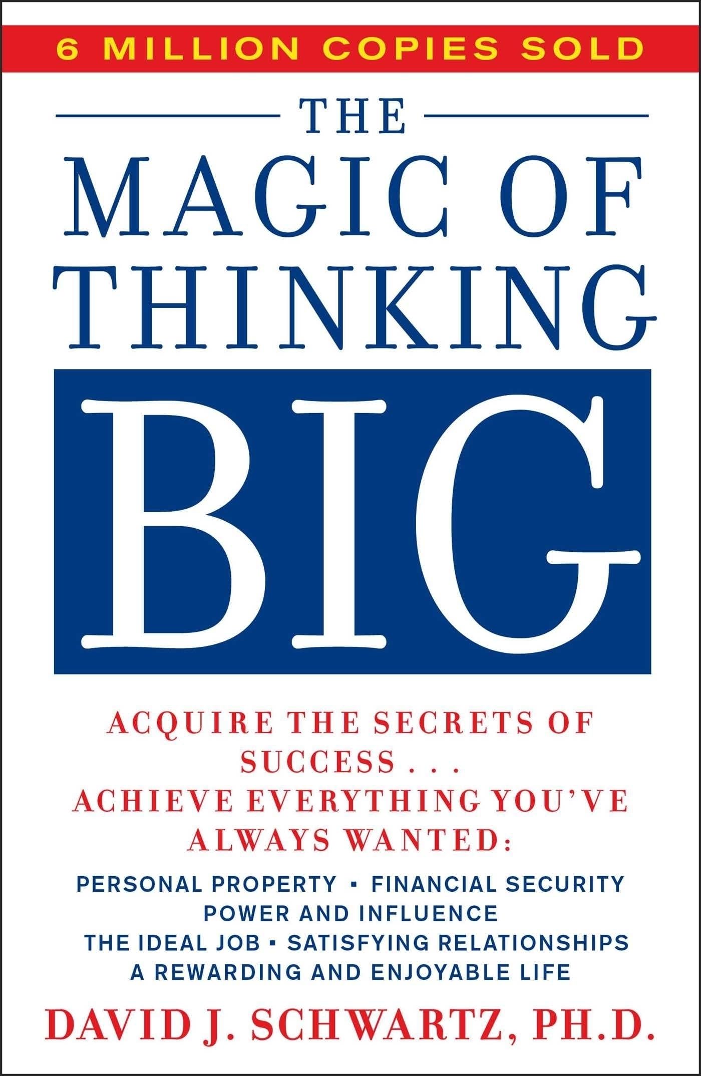 The Magic of Thinking Big by David J. Schwartz book cover