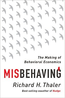 Original cover of Misbehaving by Richard H. Thaler