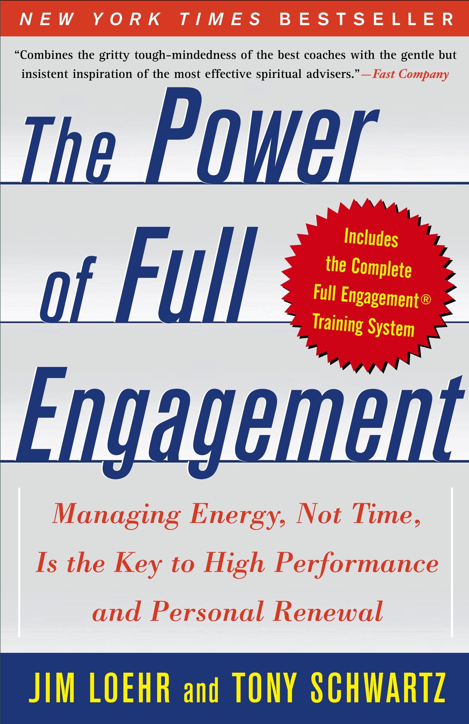 The Power of Full Engagement book cover by Jim Loehr and Tony Schwartz