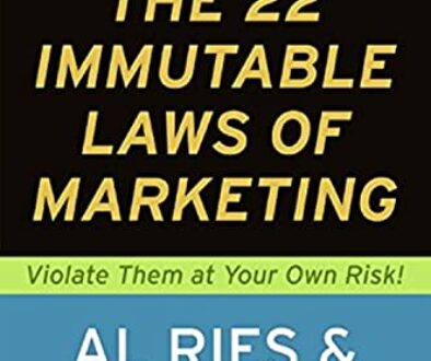 The 22 Immutable Laws of Marketing book cover by Al Ries and Jack Trout