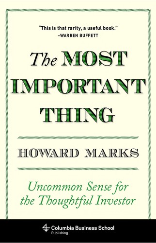 The Most Important Thing book cover