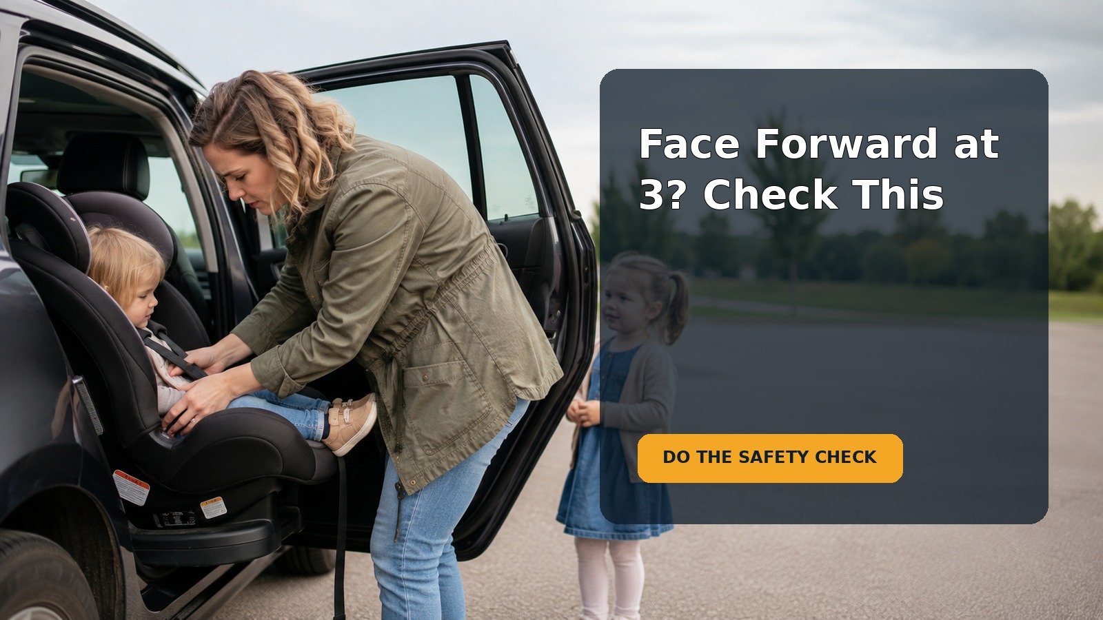 Editorial family scene for My 3-Year-Old Wants to Face Forward in the Car: Is It Time to Turn the Seat?