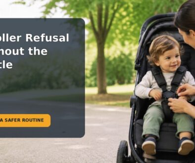 Editorial family scene for My 2-Year-Old Won’t Stay in the Stroller: A Safe Outing Routine Without a Power Struggle
