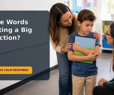 Editorial family scene for My Preschooler Repeats Rude Words: A Calm Response That Doesn’t Reward the Shock Value