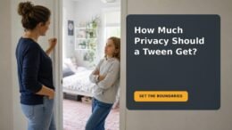 Editorial family scene for My Tween Wants More Bedroom Privacy: A Boundary Plan That Balances Trust and Safety