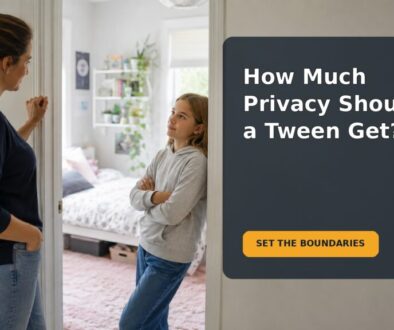 Editorial family scene for My Tween Wants More Bedroom Privacy: A Boundary Plan That Balances Trust and Safety