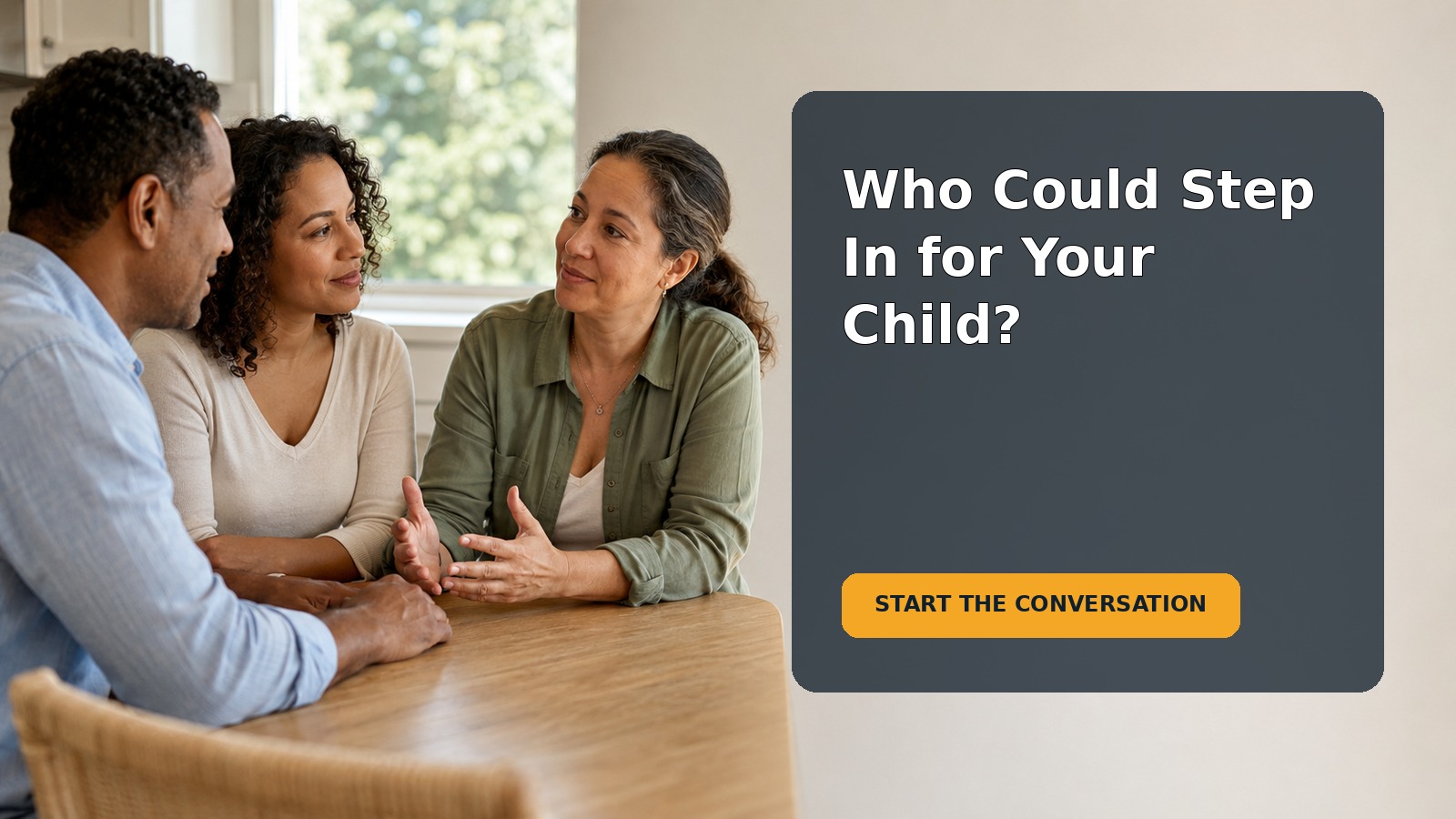 Editorial family scene for How to Choose an Emergency Guardian for Your Child: A First-Conversation Checklist