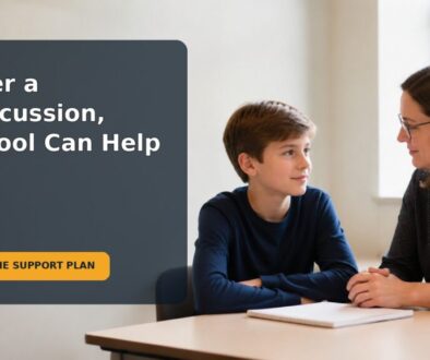 Editorial family scene for My 10-Year-Old Had a Concussion: What School Accommodations Help During the First Week?