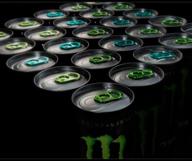 An illustrated energy drink can used as an editorial image for a parent guide about a teen asking for an energy drink before sports practice.