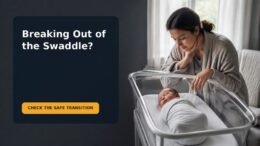 Editorial family scene for My Newborn Breaks Out of the Swaddle: A Safe Fit Check and Sleep-Sack Transition