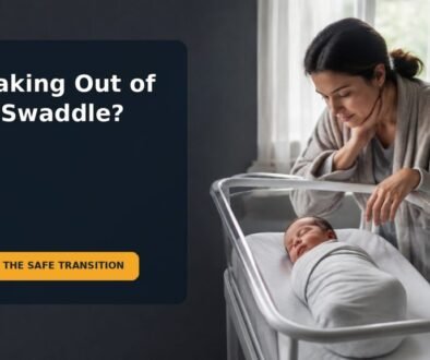 Editorial family scene for My Newborn Breaks Out of the Swaddle: A Safe Fit Check and Sleep-Sack Transition