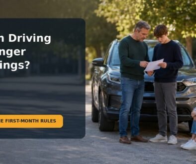 Editorial family scene for My Teen Wants to Drive Younger Siblings: A Passenger-Safety Agreement for the First Month