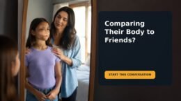 Editorial family scene for My Tween Is Comparing Their Body to Friends: A Conversation That Builds Body Respect