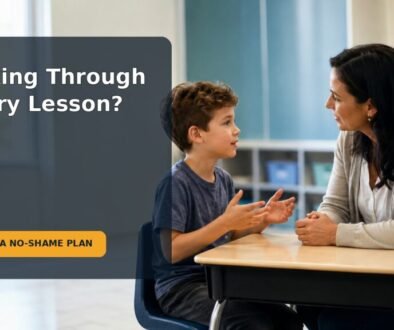 Editorial family scene for My 8-Year-Old Talks Constantly in Class: How to Partner With the Teacher Without Shame