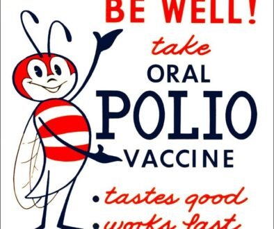 A vintage CDC public-health poster encouraging vaccination, used as an editorial illustration for appointment preparation.